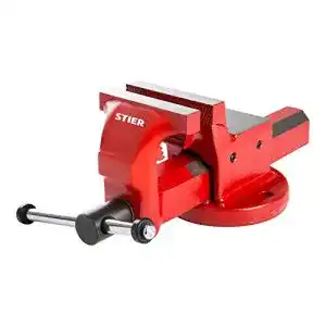 Schraubstock STIER mit 125 mm Spannweite und 100 mm Größe
