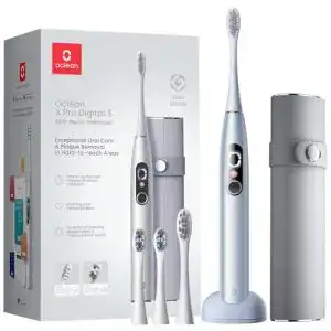 Oclean X Pro digitale elektrische Zahnbürste mit 4 Bürstenköpfen und Reiseetui