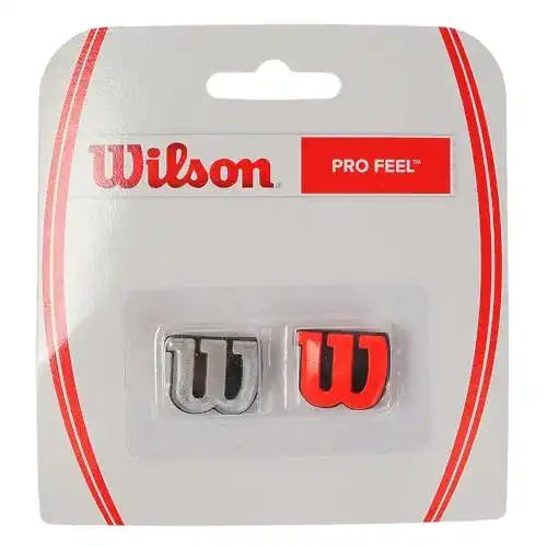 Tennisschläger Dämpfer Wilson Logo Vibrationsdämpfer Pro Feel 2er Pack