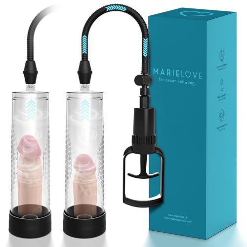 Penispumpe Marielove mit Zuggriff – 20 cm Länge, 7 cm Durchmesser