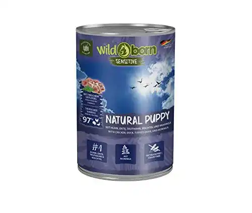 Wildborn Natural Puppy Nassfutter für Welpen 400g – 6 Dosen