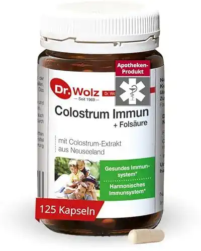 Colostrum Dr. Wolz Immun mit Neuseeländischem Colostrum, 125 Stück