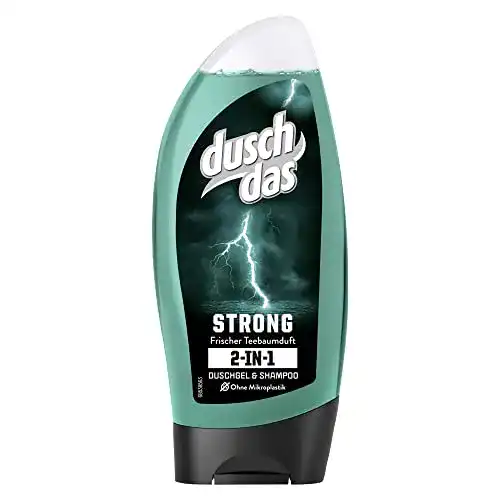 Duschdas 2-in-1 Duschgel und Shampoo Strong mit Teebaum- und Minzduft