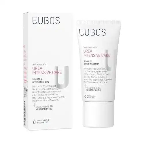 Urea Gesichtscreme Eubos 5% Urea Nachtcreme 50ml für trockene Haut
