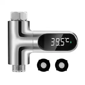 Duschthermometer Gokelomg für Babys und Kinder mit LED-Anzeige