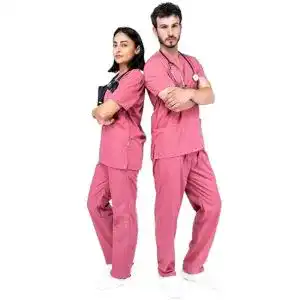 Kasack Mazalat Work Wear Unisex medizinische Berufsbekleidung Set – Größe S