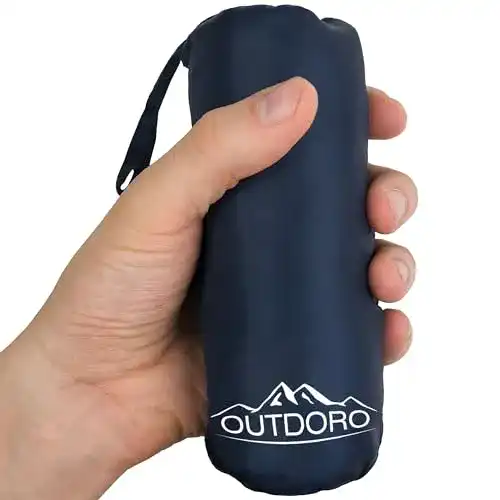 Hüttenschlafsack Outdoro – Ultraleichter Reise-Schlafsack für Unterwegs