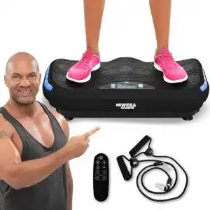 Vibrationsplatte Miweba Sports Fitness 4D Wave MV300 für effektives Training