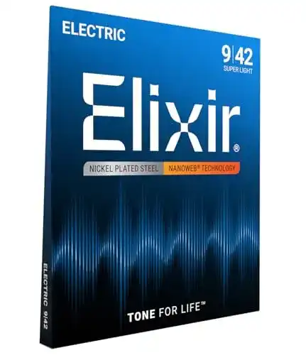 E-Gitarrensaiten Elixir Super Light (.009-.042)