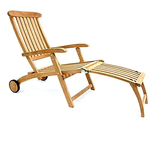 Deckchair Villeroy & Boch Sunrise, klappbar aus Teakholz