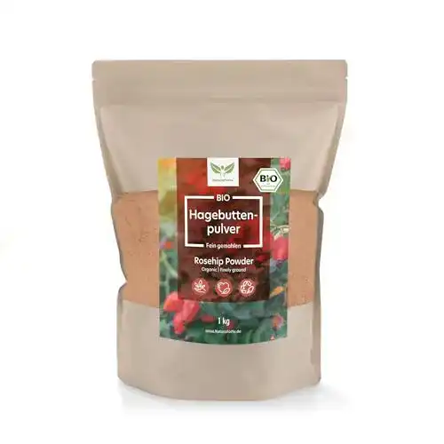 Hagebuttenextrakt Naturaforte Bio Hagebuttenpulver 1kg