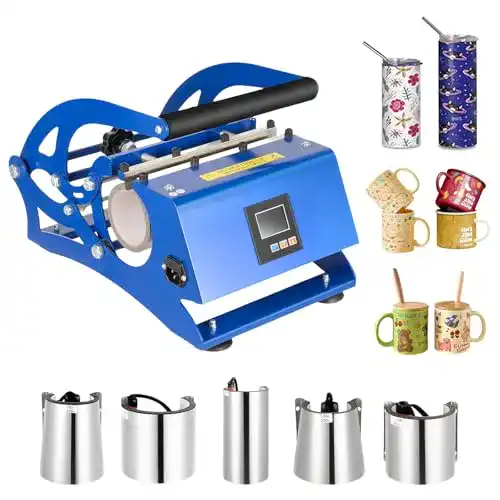 Jayeuw 6-in-1 Tassenpresse für Sublimation 600W bis 200℃