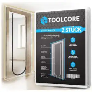 Staubschutztür TOOLCORE 2x mit Reißverschluss 1,1×2,2m