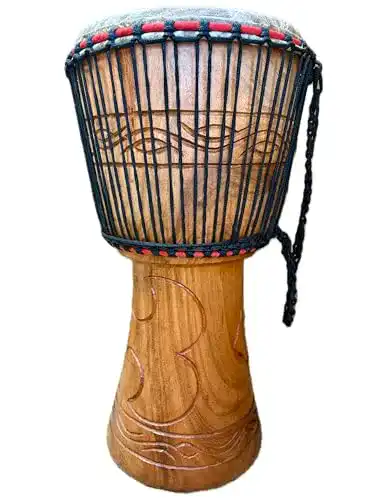 Djembe Trommel aus Afrika Handgefertigte Musikinstrumente