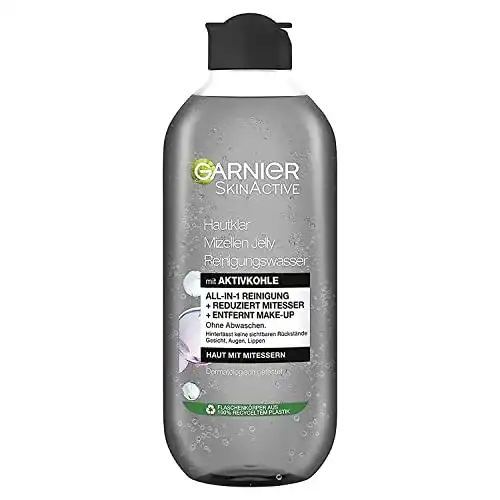 Garnier Mizellen Gesichtswasser mit Aktivkohle für sanfte Reinigung