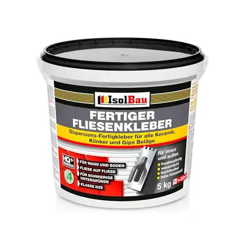 Isolbau Pro-Fliesenkleber 5kg Eimer – Gebrauchsfertiger Dispersionskleber