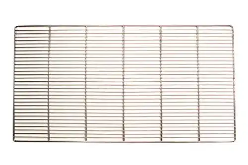 Edelstahl Grillrost 82 x 43 cm für Grillgeräte