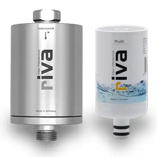 Riva Wasserfilter Set Multi Zertifizierter Trinkwasserfilter für Küche und Bad