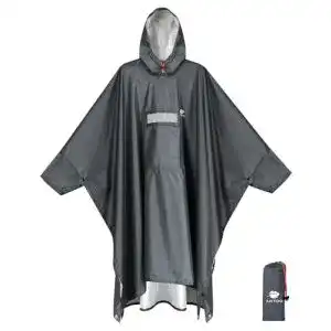 Regenjacke Unisex Anyoo Wasserdichter Regenponcho für Outdoor-Aktivitäten