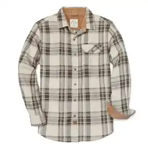 Flanellhemd Dubinik Herren kariert langarm Casual Button Down
