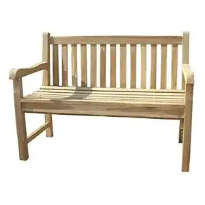 Gartenbank aus Teakholz 2-Sitzer von Ambientehome