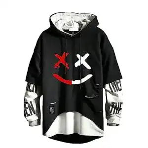 Herren Hoodie mit Techwear Design für Hip Hop und Streetwear