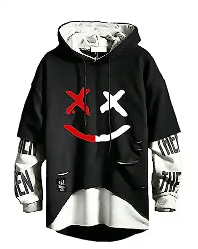 Herren Hoodie mit Techwear Design für Hip Hop und Streetwear