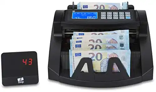 Geldzählmaschine ZZap NC20i mit Falschgeld-Erkennung