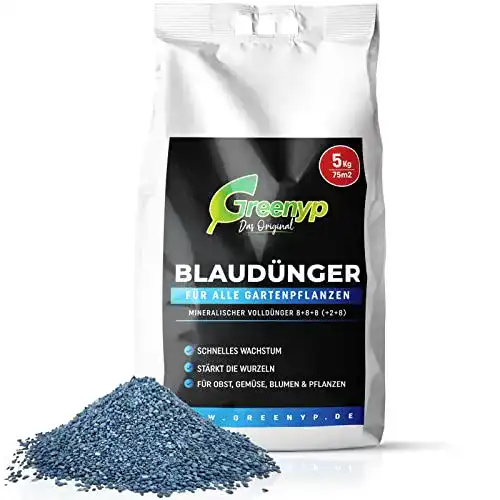 Langzeitdünger für Rasen und Pflanzen – Greenyp Blaudünger