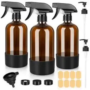 Glassprühflaschen Belicoo 3er Set 500ml aus Glas