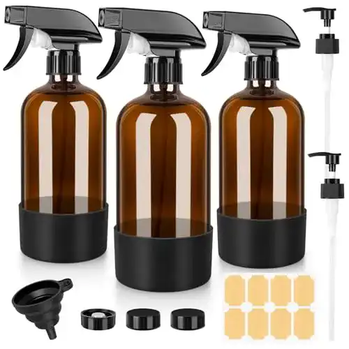Glassprühflaschen Belicoo 3er Set 500ml aus Glas