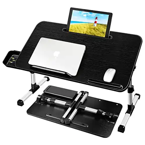 Laptoptisch AirOpen für Bett und Sofa, höhenverstellbar und klappbar