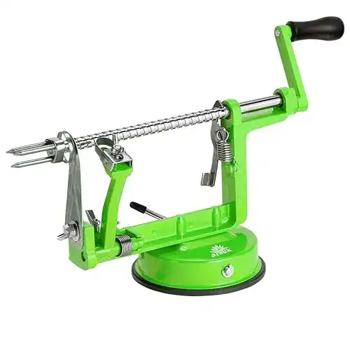 Apfelschäler ARSUK 3-in-1 aus Edelstahl mit Saugfuß
