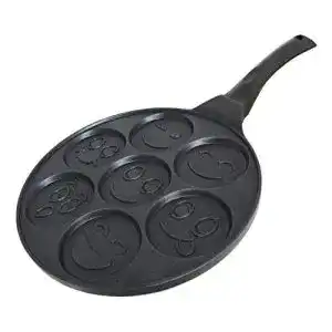 Pancake-Pfanne rukauf für Pfannkuchen mit Smiley-Gesichtern