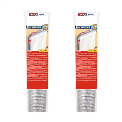 Dämmtapete Tesa moll Reflektorfolie für Heizkörper im 2er Pack