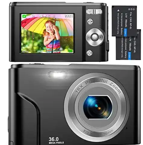 Digitalkamera IXNAIQY Kompaktkamera mit 1080P FHD und 48MP