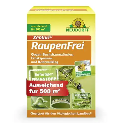 Buchsbaumzünsler-Spritzmittel Neudorff Xentari RaupenFrei gegen Schadraupen