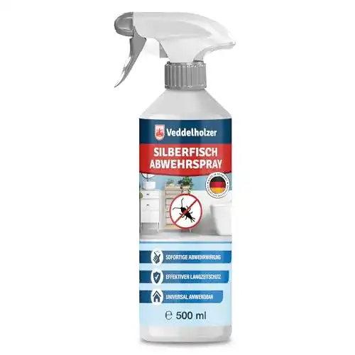 Silberfisch-Spray Veddelholzer 500 ml zur Bekämpfung von Silberfischen