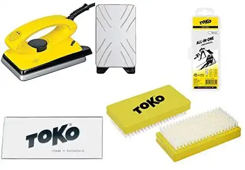Skiwachs-Set Toko 4-teiliges Set mit Wax-Bügeleisen
