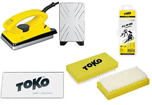 Skiwachs-Set Toko 4-teiliges Set mit Wax-Bügeleisen