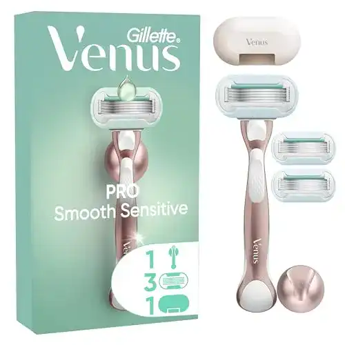 Gillette Venus Pro Smooth Sensitive Damenrasierer für empfindliche Haut