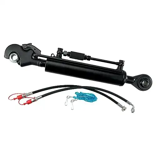 Hydraulischer Oberlenker Kat.2 mit Fanghaken und Kugelauge
