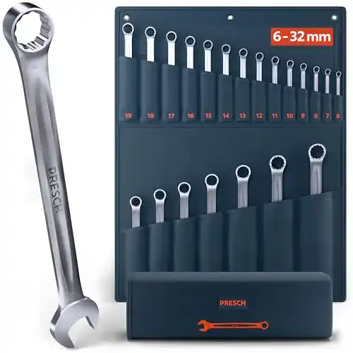 Ringschlüssel Presch Maulschlüssel Set 21-teilig inkl. Tasche (8-32mm)