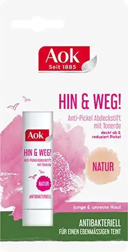 Aok Anti-Pickel Abdeckstift mit Tonerde, 3er Pack