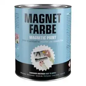 Magnetfarbe Milacor grau, 1 Liter für Innenanwendung