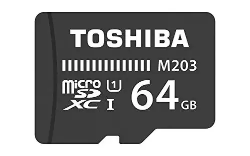 Toshiba Kioxia 64GB M203 MicroSD Karte Class 10 U1 mit Adapter