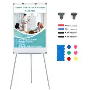 Flipchart SWANCROWN 100×70 magnetisch mit höhenverstellbarem Ständer