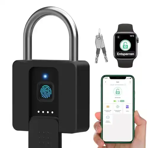 Vorhängeschloss mit Fingerabdruck-Technologie von Eseesmart