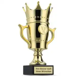 Pokal Zelaro Siegerfigur mit individueller Gravur 22,5 cm Höhe