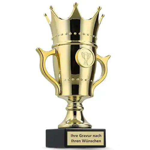 Pokal Zelaro Siegerfigur mit individueller Gravur 22,5 cm Höhe